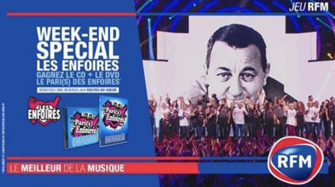 Week-end spécial Les Enfoirés sur RFM Week-end spécial Les Enfoirés sur RFM