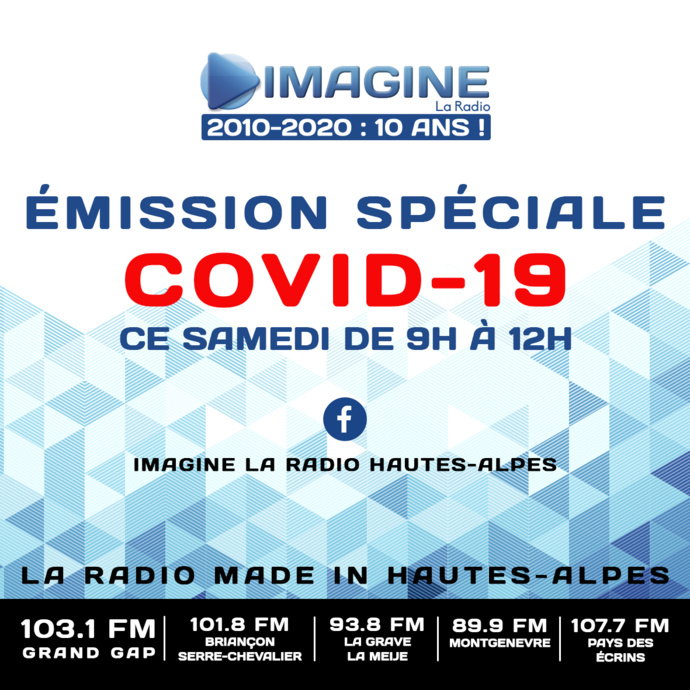 Covid-19 : Imagine La Radio ouvre son antenne aux haut-alpins