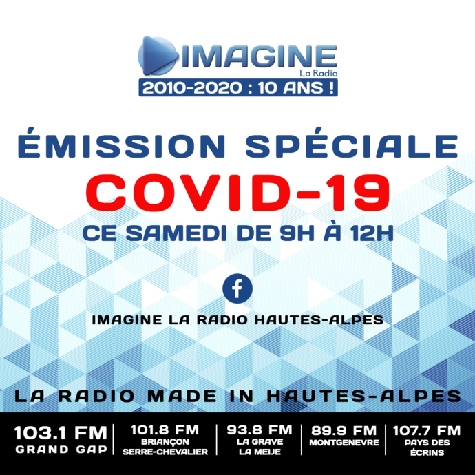 Covid-19 : Imagine La Radio ouvre son antenne aux haut-alpins Covid-19 : Imagine La Radio ouvre son antenne aux haut-alpins