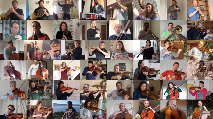 Covid-19 : Incroyable performance de l'Orchestre national de France Covid-19 : Incroyable performance de l'Orchestre national de France