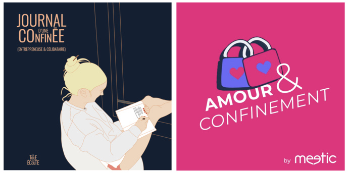 Pénélope Boeuf, une podcasteuse très active en confinement Pénélope Boeuf, une podcasteuse très active en confinement