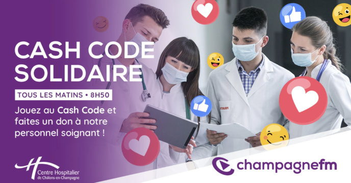 Covid-19 : Champagne FM a déjà versé plus de 4 000 euros aux soignants Covid-19 : Champagne FM a déjà versé plus de 4 000 euros aux soignants