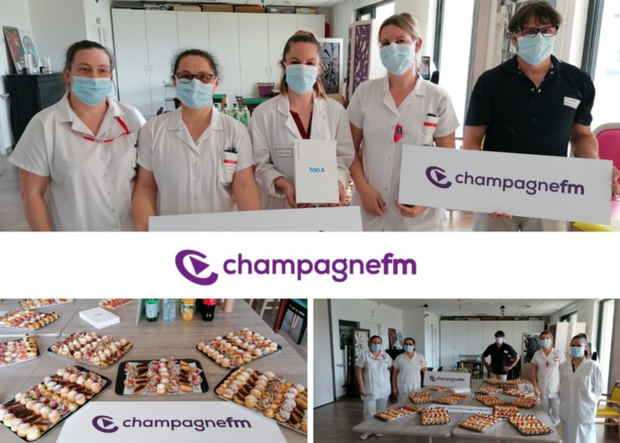 Covid-19 : Champagne FM offre des tablettes et des repas à un EHPAD Covid-19 : Champagne FM offre des tablettes et des repas à un EHPAD
