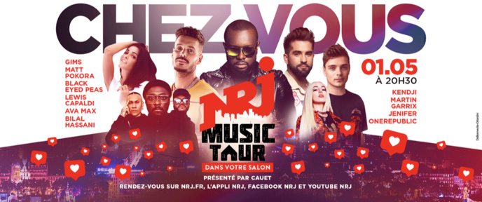 Le "NRJ Music Tour dans ton salon" a réuni l'équivalent de 20 Stades de France Le "NRJ Music Tour dans ton salon" a réuni l'équivalent de 20 Stades de France