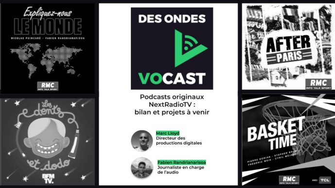 RMC/BFM : bilan des podcasts originaux et nouveaux contenus dans "Des Ondes Vocast" RMC/BFM : bilan des podcasts originaux et nouveaux contenus dans "Des Ondes Vocast"