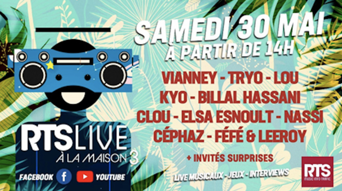 Covid-19 : un nouvel "RTS Live à la maison" avec RTS Covid-19 : un nouvel "RTS Live à la maison" avec RTS