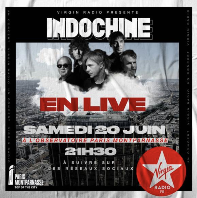 Ce samedi, Virgin Radio fête la musique avec Indochine Ce samedi, Virgin Radio fête la musique avec Indochine