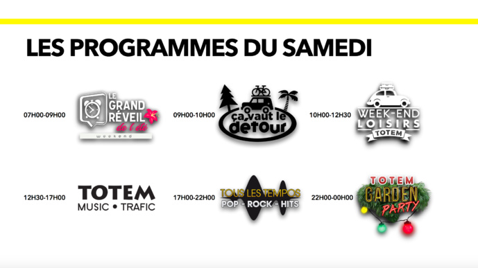 Ce lundi, Totem a lancé sa grille d'été Ce lundi, Totem a lancé sa grille d'été