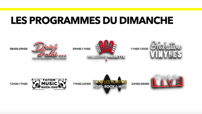 Ce lundi, Totem a lancé sa grille d'été Ce lundi, Totem a lancé sa grille d'été