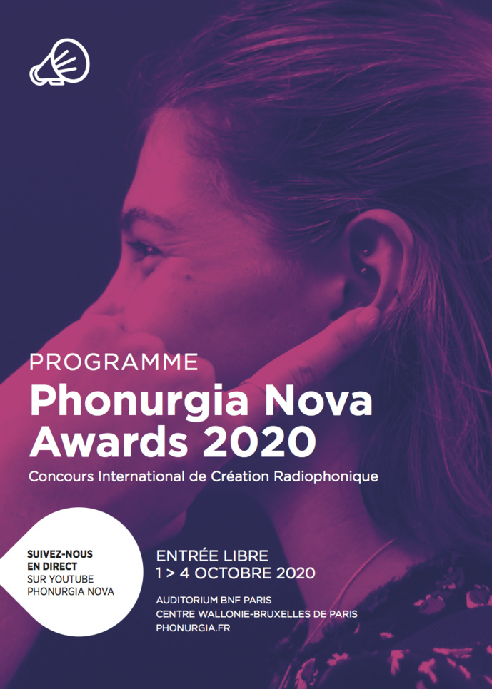 Nouvelle édition des Phonurgia Nova Awards 2020 Nouvelle édition des Phonurgia Nova Awards 2020