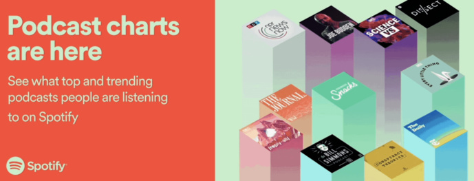 Spotify lance un "Top Podcasts" et un "Trending Podcasts"