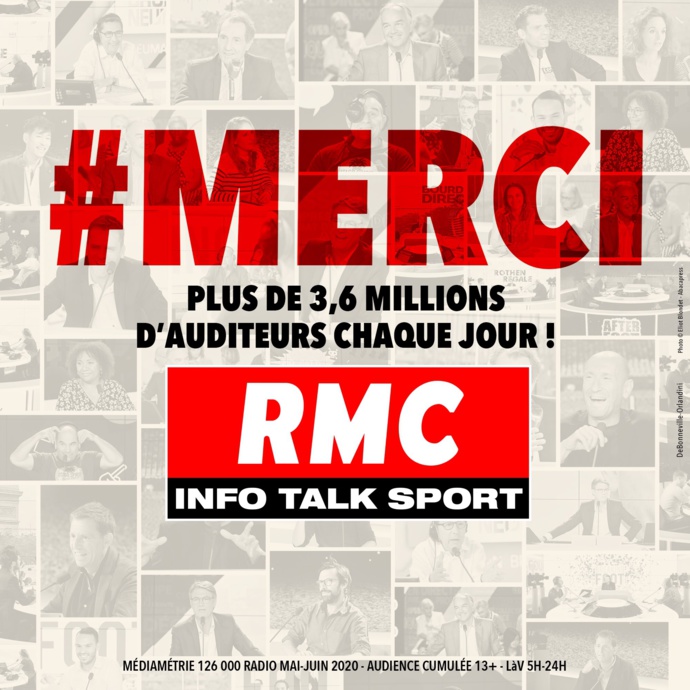RMC : plus de 3.6 millions d'auditeurs quotidiens RMC : plus de 3.6 millions d'auditeurs quotidiens