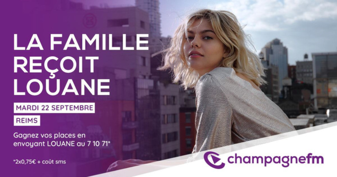 Champagne FM accueille la chanteuse Louane