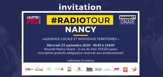 RadioTour à Nancy : voici le programme RadioTour à Nancy : voici le programme