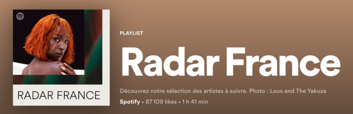 Spotify lance le Hub Radar Spotify lance le Hub Radar