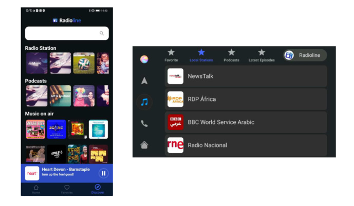 Huawei HiCar : Radioline dévoile une nouvelle application radio dediée à l’auto Huawei HiCar : Radioline dévoile une nouvelle application radio dediée à l’auto