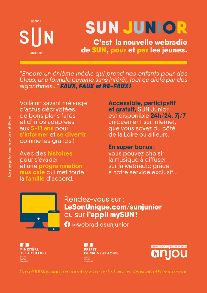 SUN a lancé la webradio SUN Junior SUN a lancé la webradio SUN Junior