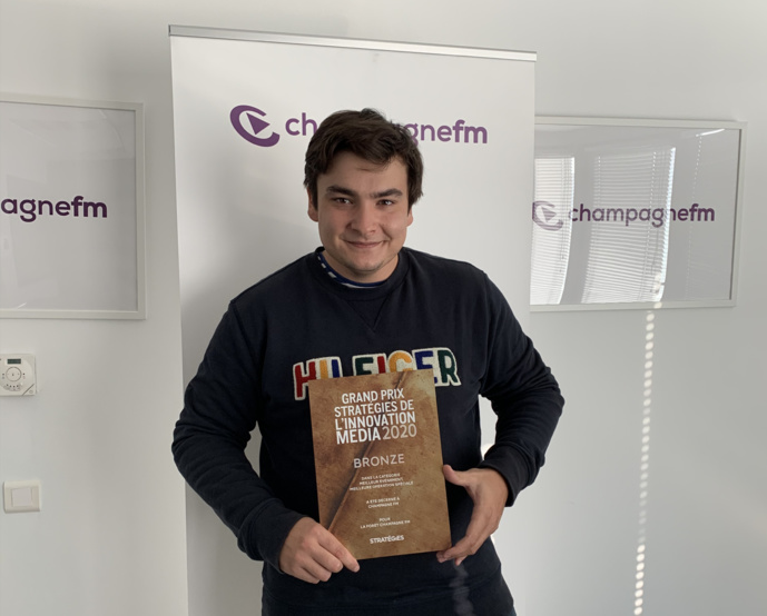 Grand Prix Stratégies de l’Innovation média 2020 pour Champagne FM Grand Prix Stratégies de l’Innovation média 2020 pour Champagne FM