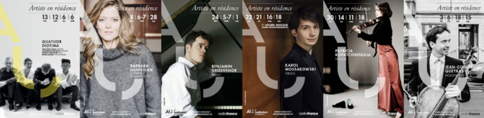 Six artistes en résidence à Radio France