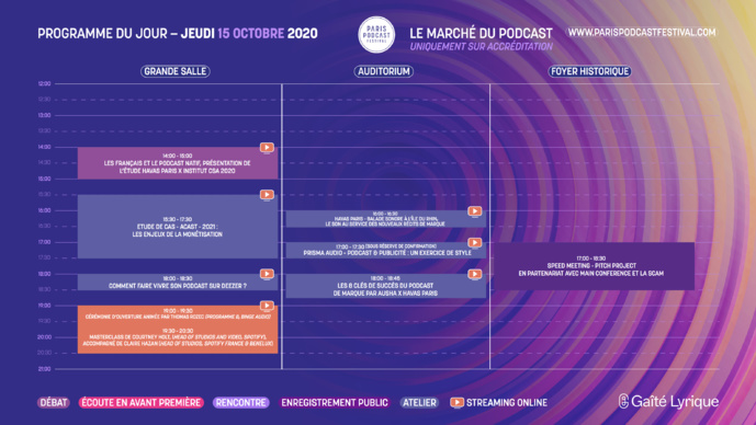 Le Paris Podcast Festival dévoile sa programmation Le Paris Podcast Festival dévoile sa programmation