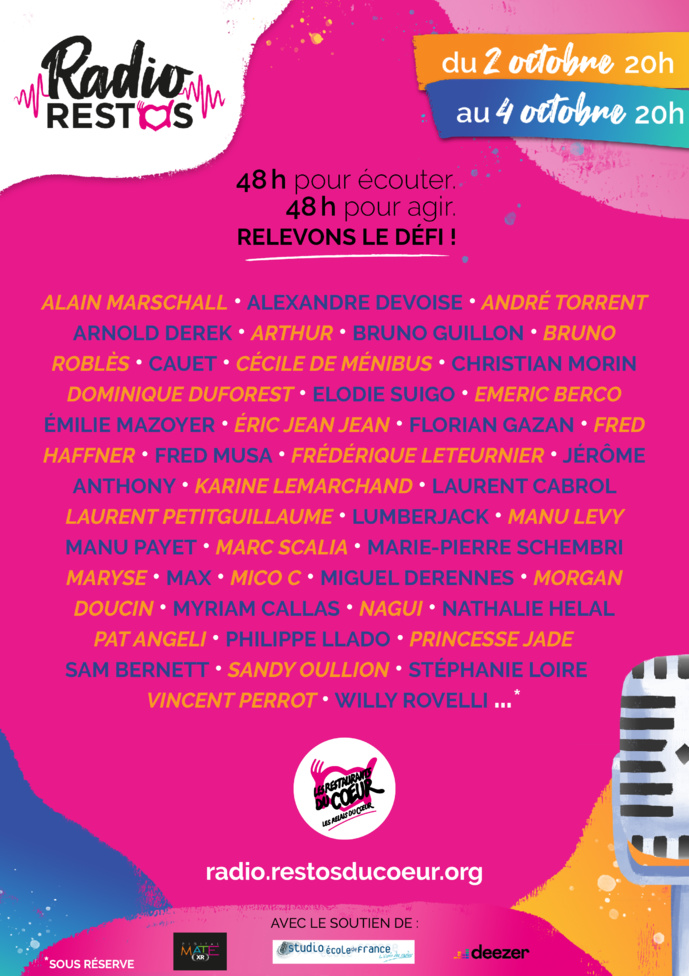 Radio Restos, la radio éphémère et solidaire des Restos Radio Restos, la radio éphémère et solidaire des Restos