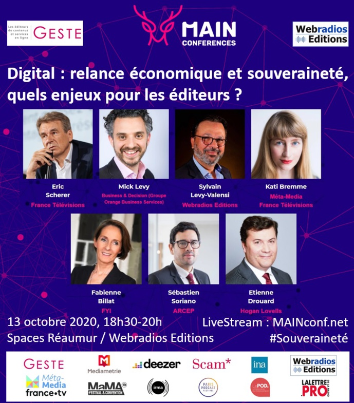 MAIN Conférences : le digital à l’heure de la relance économique MAIN Conférences : le digital à l’heure de la relance économique
