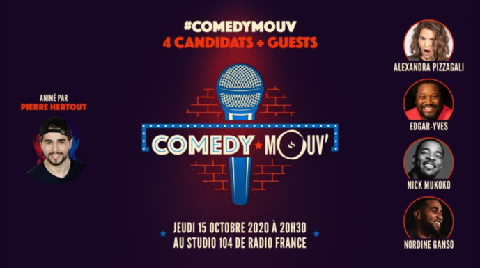 Mouv’ propose une nouvelle édition de Comedy Mouv’ Mouv’ propose une nouvelle édition de Comedy Mouv’