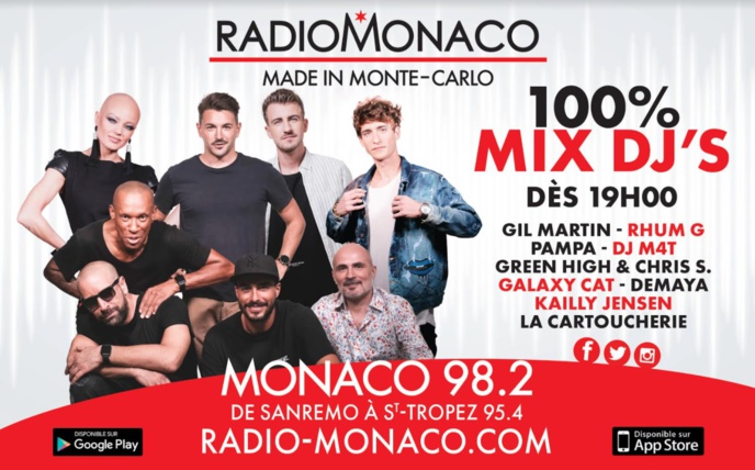 Radio Monaco s'affiche dans les rues de Monaco Radio Monaco s'affiche dans les rues de Monaco