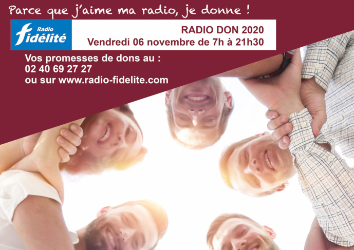 Radio Fidélité organise son 12e RadioDon Radio Fidélité organise son 12e RadioDon