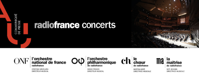 Annulation des concerts de Radio France jusqu'au 1er décembre Annulation des concerts de Radio France jusqu'au 1er décembre