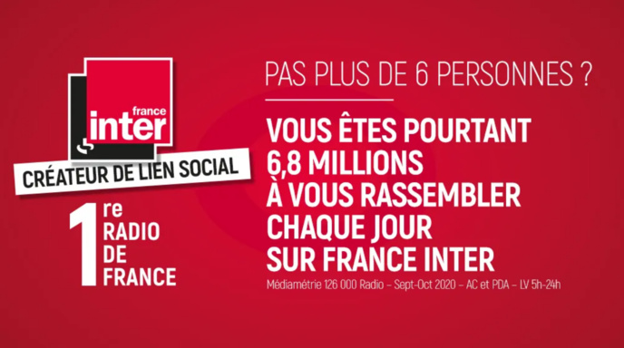 France Inter tient solidement la première place France Inter tient solidement la première place