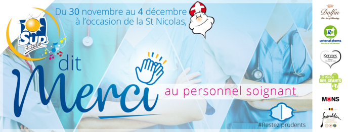 Belgique : Sud Radio remercie les soignants Belgique : Sud Radio remercie les soignants