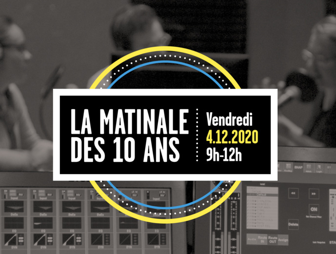 Matinale anniversaire pour les 10 ans du CQP animateur radio Matinale anniversaire pour les 10 ans du CQP animateur radio