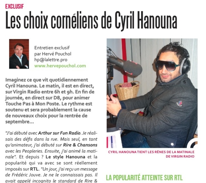 LLP 33 - Les choix cornéliens de Cyril Hanouna par Hervé Pouchol