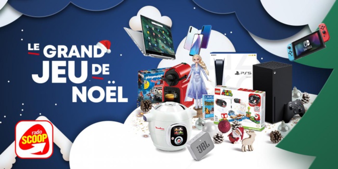 Radio Scoop organise son grand jeu de Noël Radio Scoop organise son grand jeu de Noël