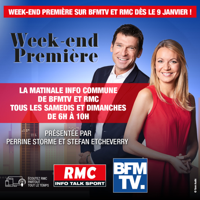 Une nouvelle matinale commune sur RMC et BFMTV Une nouvelle matinale commune sur RMC et BFMTV