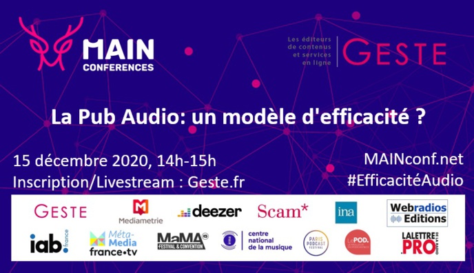 Débat-Livestream : "La pub audio : un modèle d'efficacité ?" Débat-Livestream : "La pub audio : un modèle d'efficacité ?"