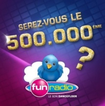 500 000 followers pour Fun Radio