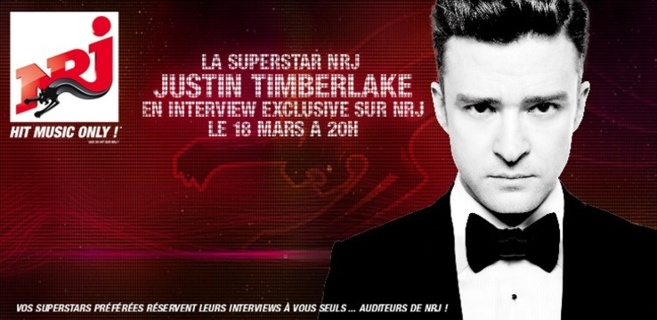 Justin Timberlake sur NRJ