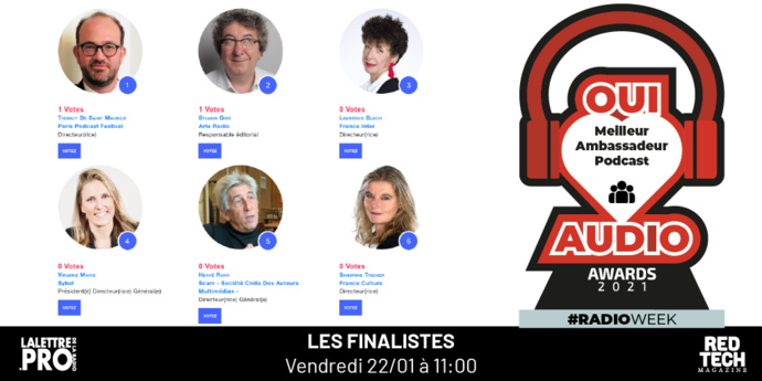 #RadioWeek : votez pour les ambassadeurs de la radio et du podcast