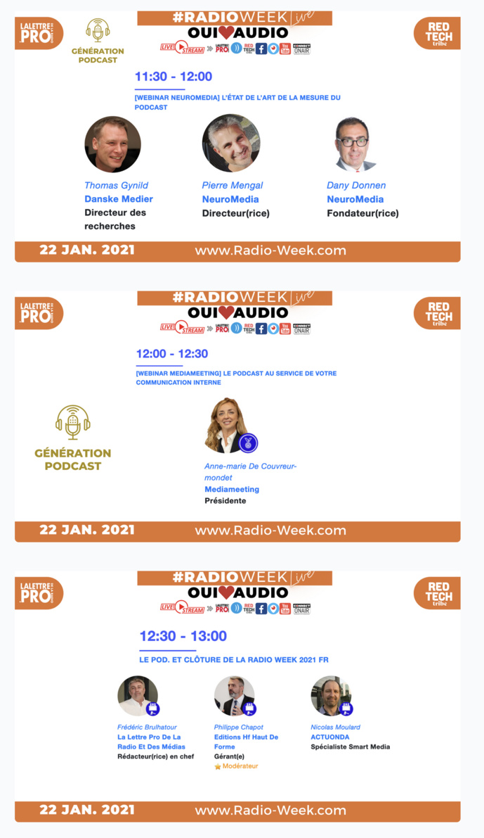 #RadioWeek : c'est au programme aujourd'hui #RadioWeek : c'est au programme aujourd'hui