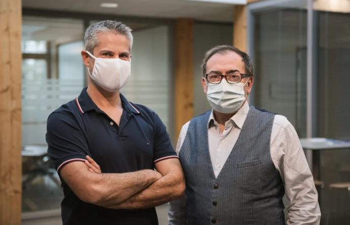 Pierre Mengal et Dany Donnen, les fondateurs de NeuroMedia Pierre Mengal et Dany Donnen, les fondateurs de NeuroMedia