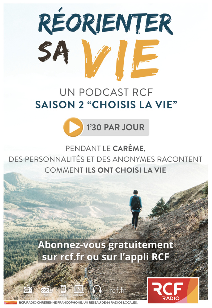 RCF : une saison 2 pour le podcast "Réorienter sa vie" RCF : une saison 2 pour le podcast "Réorienter sa vie"