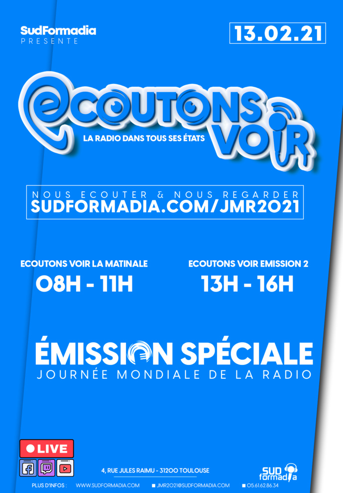 SudFormadia célèbre la radio ce 13 février SudFormadia célèbre la radio ce 13 février