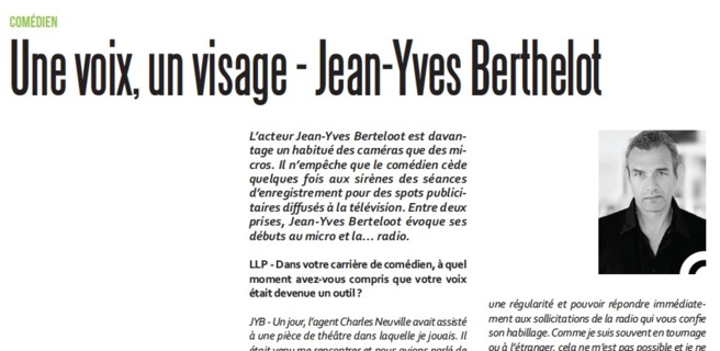 LLP 36 - Une voix, un visage - Jean-Yves Berthelot