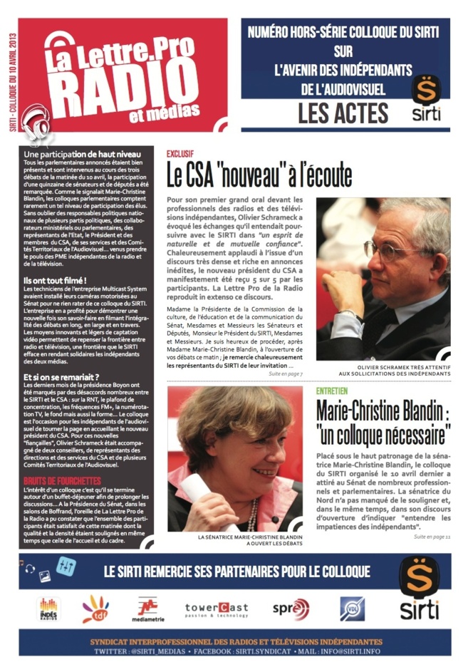 Vidéo - SIRTI - Colloque - Débat 3