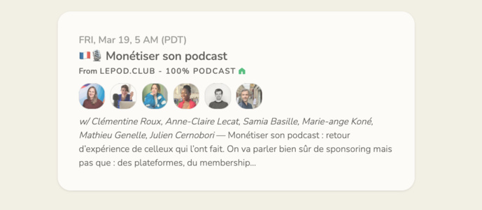 Une room dans le club du POD avec Podcast Marketer Une room dans le club du POD avec Podcast Marketer
