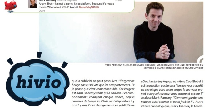 Audio - Entetien avc Mark Ramsey (podcast in english)