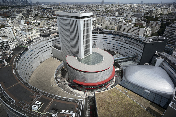 Vue aérienne de la Maison de la radio © Radio France - Christophe Abramowitz Vue aérienne de la Maison de la radio © Radio France - Christophe Abramowitz