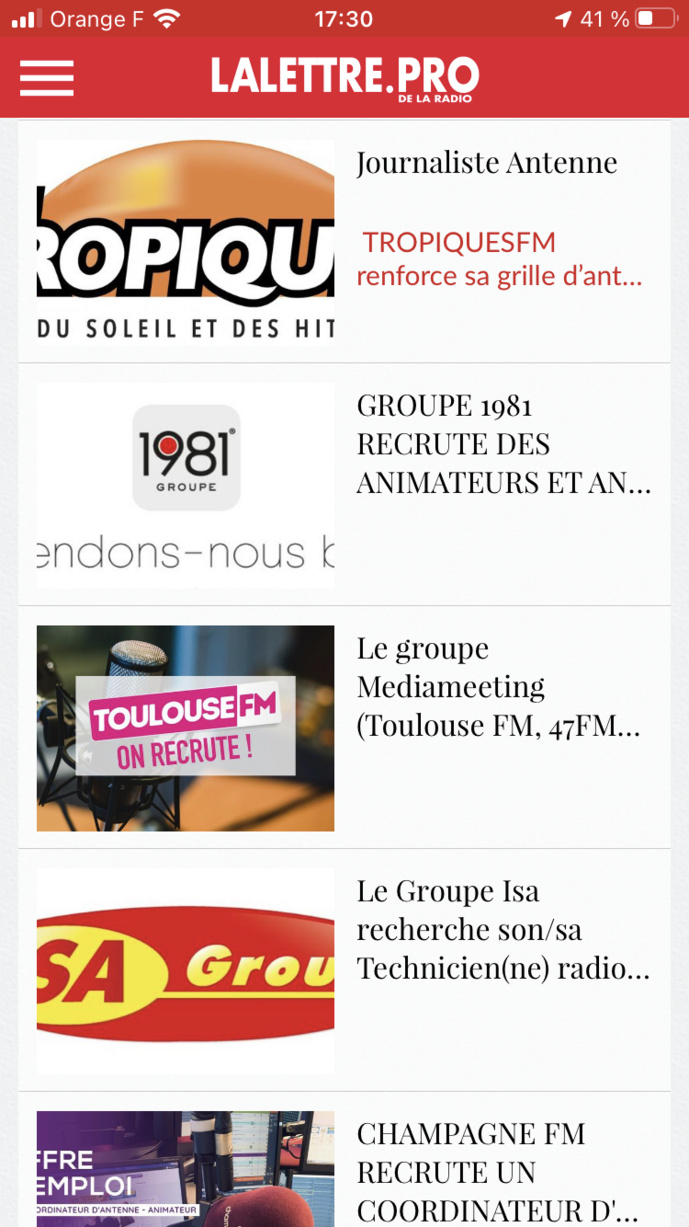 Téléchargez l'application gratuite de La Lettre Pro Téléchargez l'application gratuite de La Lettre Pro
